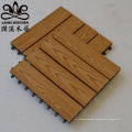 Teak yellow parquet wood floor